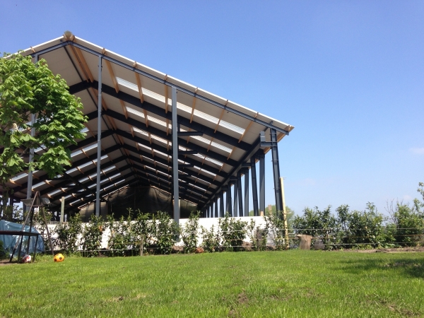 Nieuwbouw productiehal Thijssen-den Brok keerwand keerwanden betonplinten