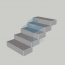 Bloktrede traptreden betontrappen betontrede trapstrede stapstenen antislip