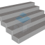 Bloktrede staptrede traptrede betontrede beton trappen bloktrappen antislip