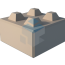 TDB-SC 800x800x400 stapelblokken legoblok legoblokken legioblock megablock 